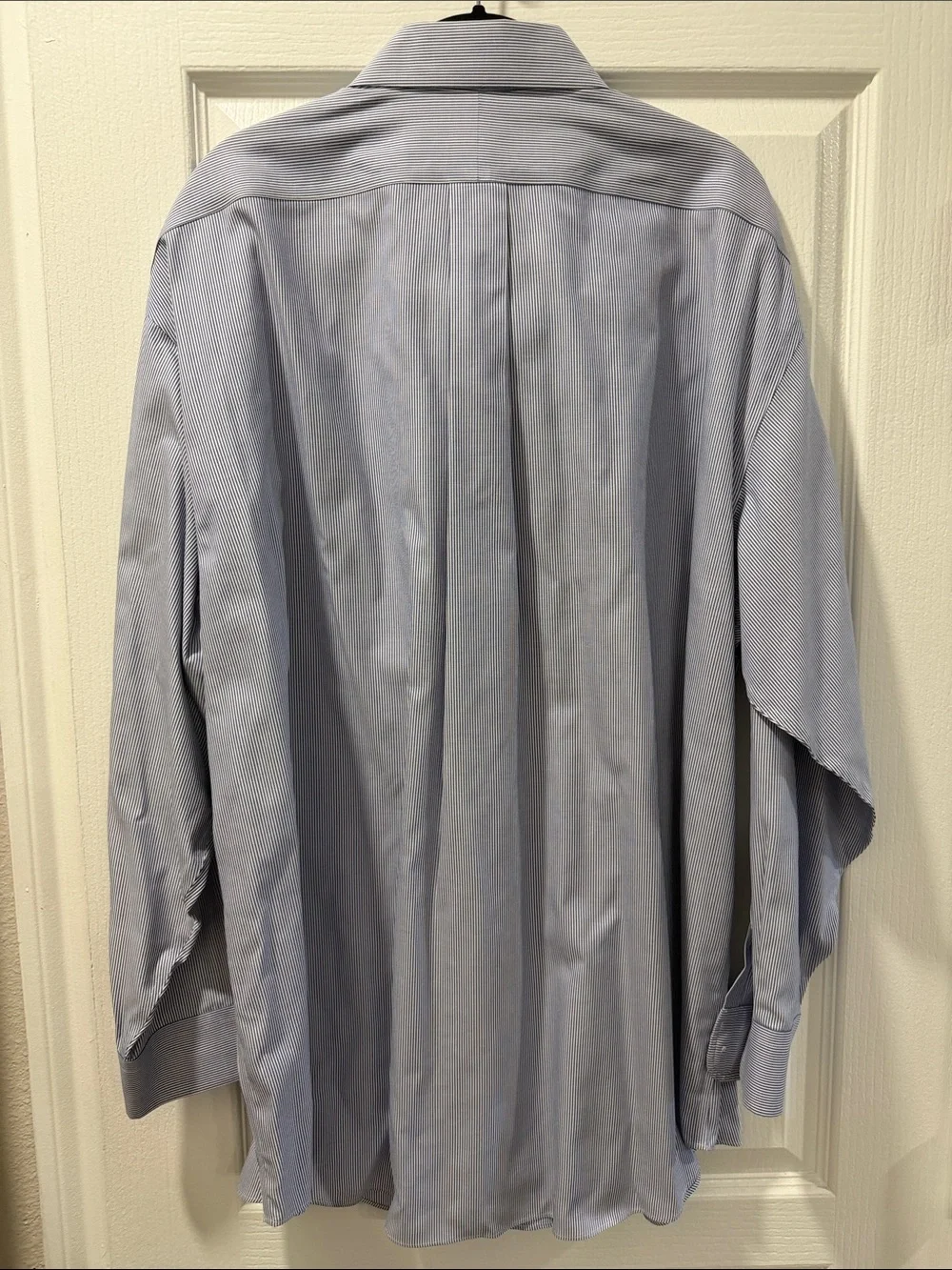 Jos. A. Bank Light Blue Pinstripe Dress Shirt - Men's 17 1/2-34